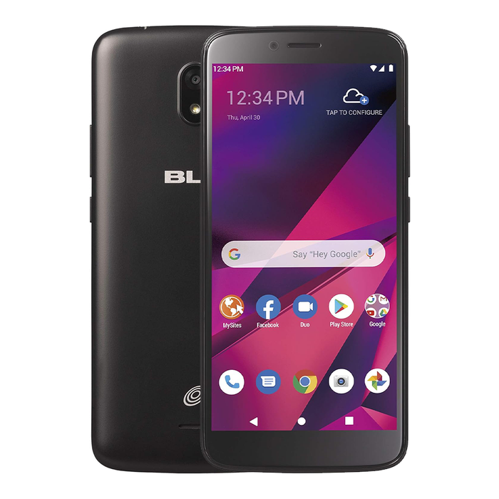 BLU View 4 (Prepaid) – Black (Refurbished)