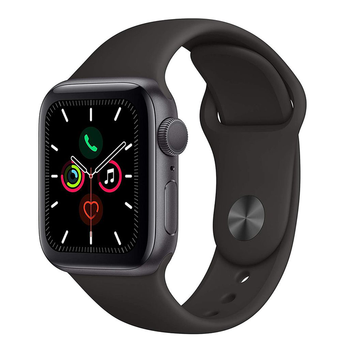 Apple Watch Series 5 40mm – Space Gray Aluminum/Black Sport Band (Refurbished)