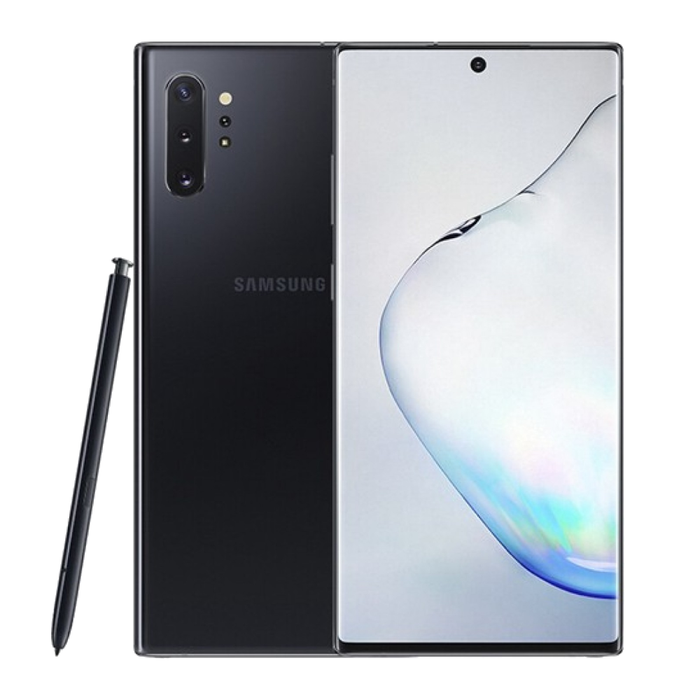 Samsung Galaxy Note 10 Plus – Aura Black — Screen Burn / Shadow (AS-IS)