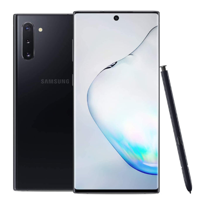 Samsung Galaxy Note 10 – Aura Black — Screen Burn / Shadow (AS-IS)