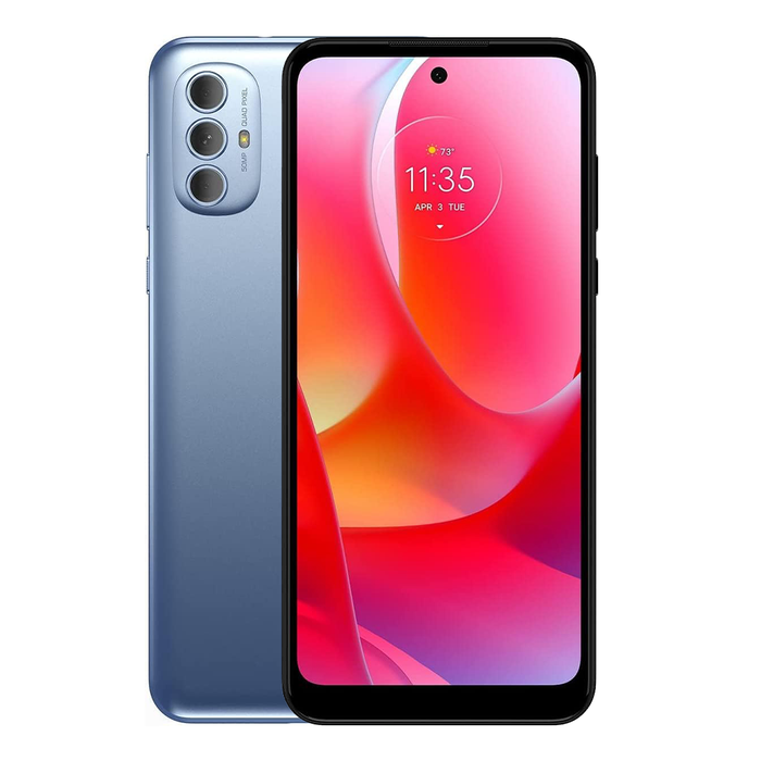 Motorola Moto G Power (2022) – Ice Blue — Screen Burn / Shadow (AS-IS)