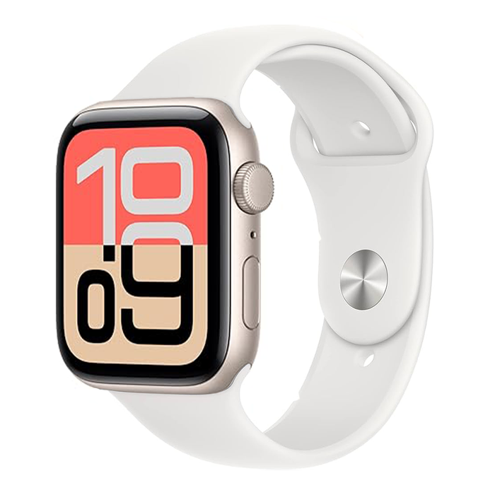 Apple Watch Series 4 40mm – Gold Aluminum/White Sport Band — Heavy Scratches (AS-IS)