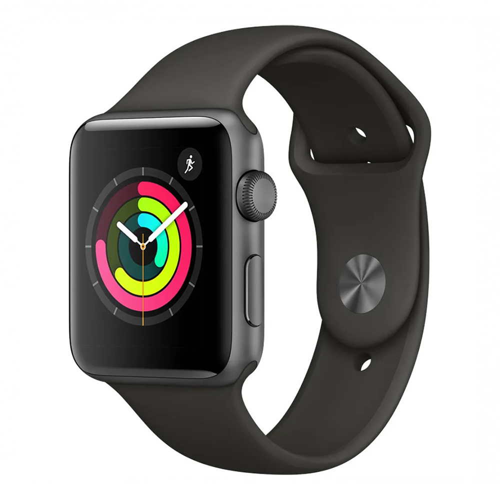 Apple Watch Series 3 42MM 16GB GPS+CELL - Space Gray Aluminum/Black Sport Band
