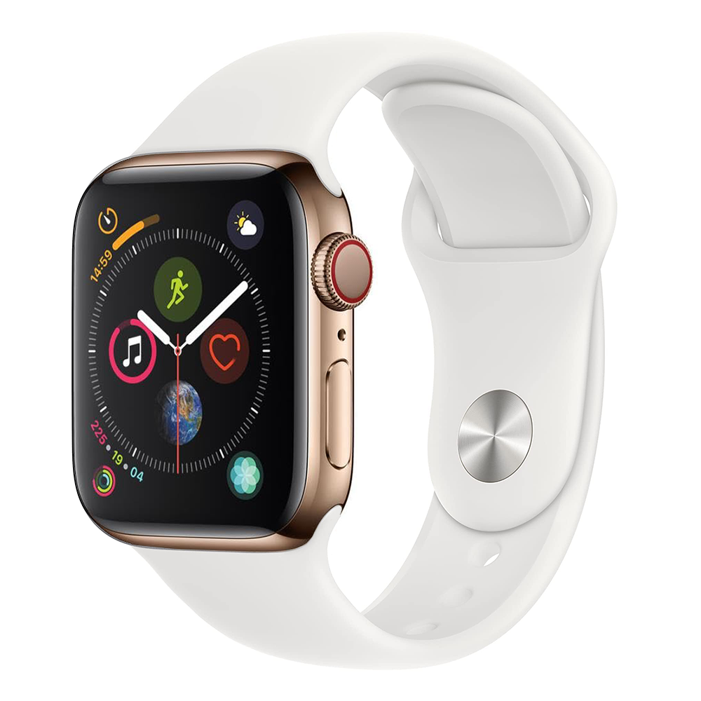 Apple Watch Series 4 40mm 16GB GPS+CELL - Gold Aluminum/White Sport Band