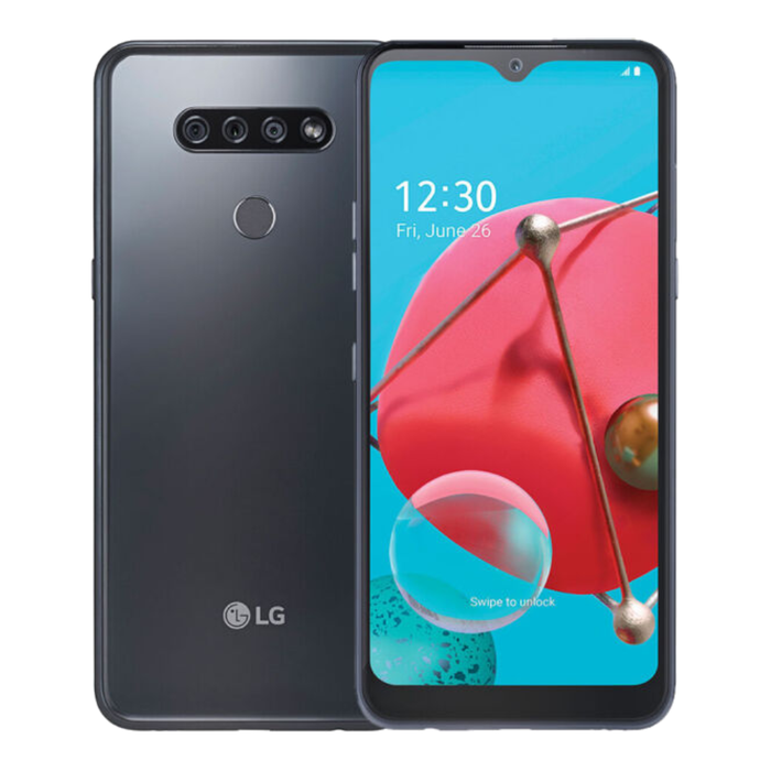 LG K51 – Titan Gray — Heavy Scratches (AS-IS)