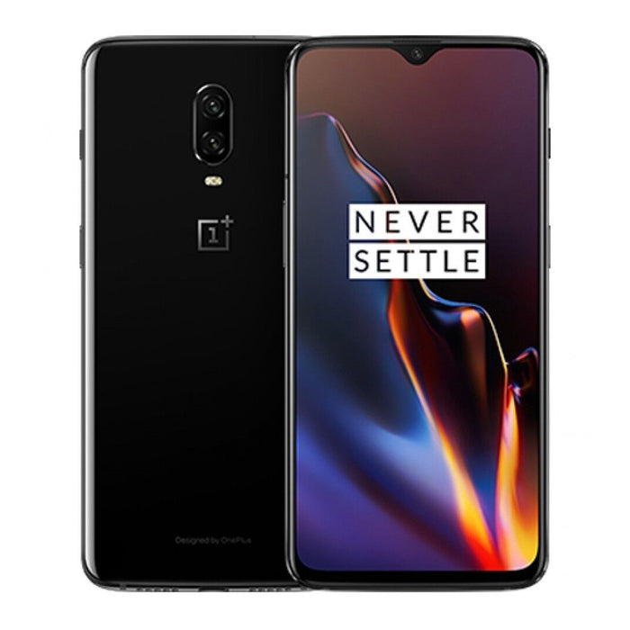 OnePlus 6T – Mirror Black — Heavy Scratches (AS-IS)