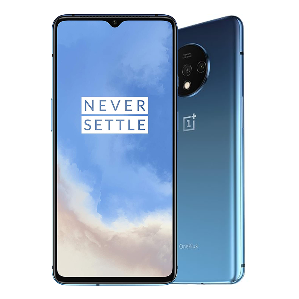 OnePlus 7T – Glacier Blue — Screen Burn / Shadow (AS-IS)
