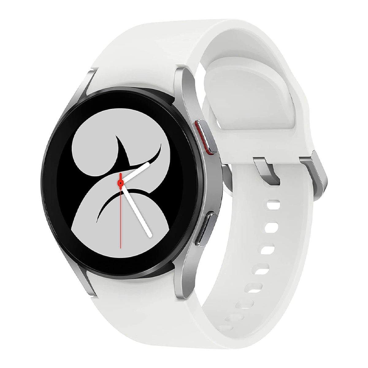 Samsung Galaxy Watch 4 40mm – Silver/White Sport Band (Refurbished)