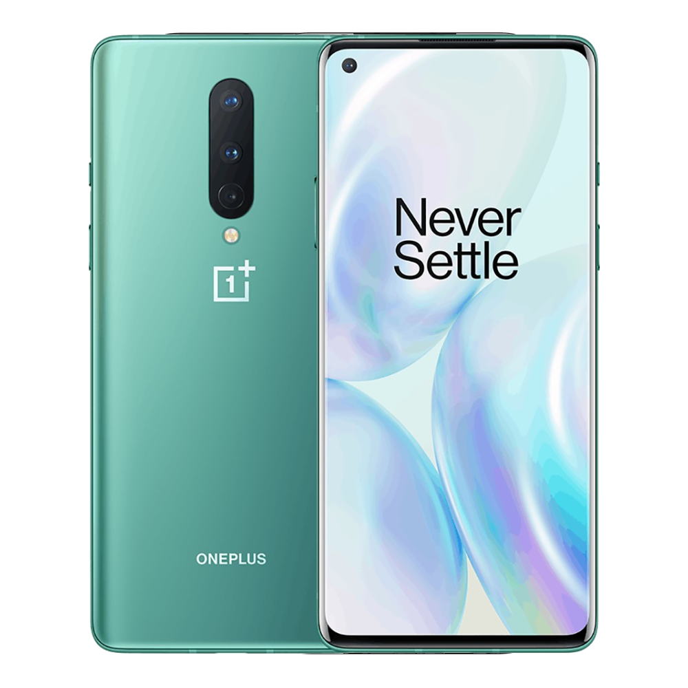OnePlus 8 – Glacial Green — Heavy Scratches (AS-IS)