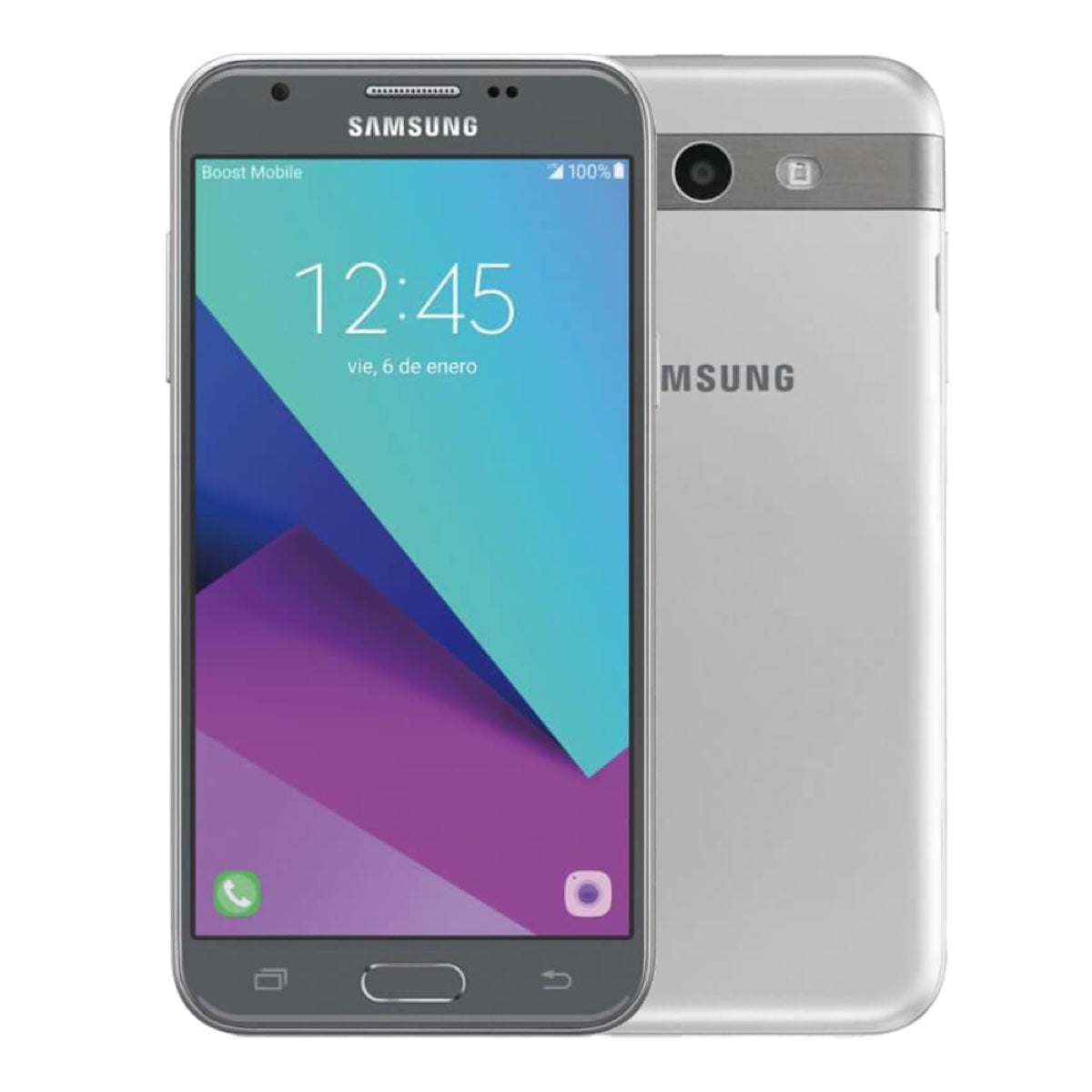 Samsung Galaxy J3 Mission – Silver (Refurbished)
