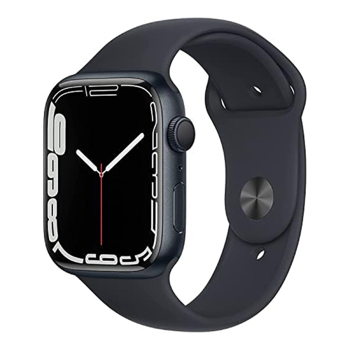 Apple Watch Series 7 45mm – Midnight Black/Black Sport Band (Refurbished)