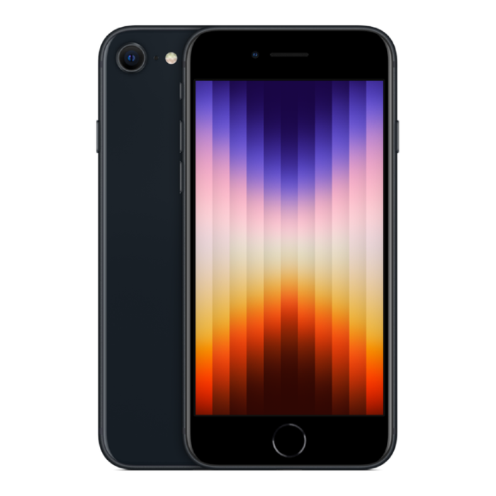 Apple iPhone SE (2022) – Midnight — Heavy Scratches (AS-IS)