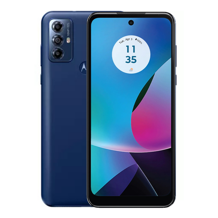 Motorola Moto G Play (Prepaid) – Navy Blue — Screen Burn / Shadow (AS-IS)