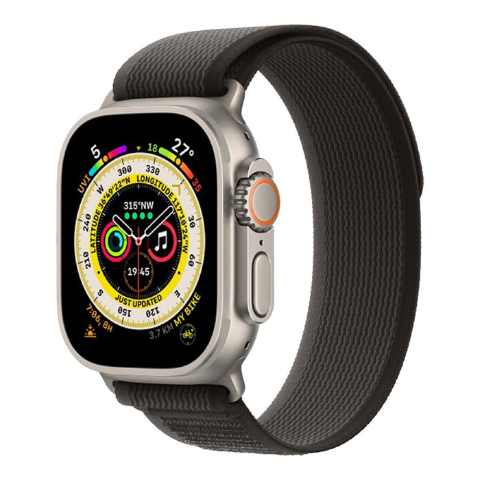 Apple Watch Ultra 49MM – Titanium / Black Trail Loop (Refurbished)