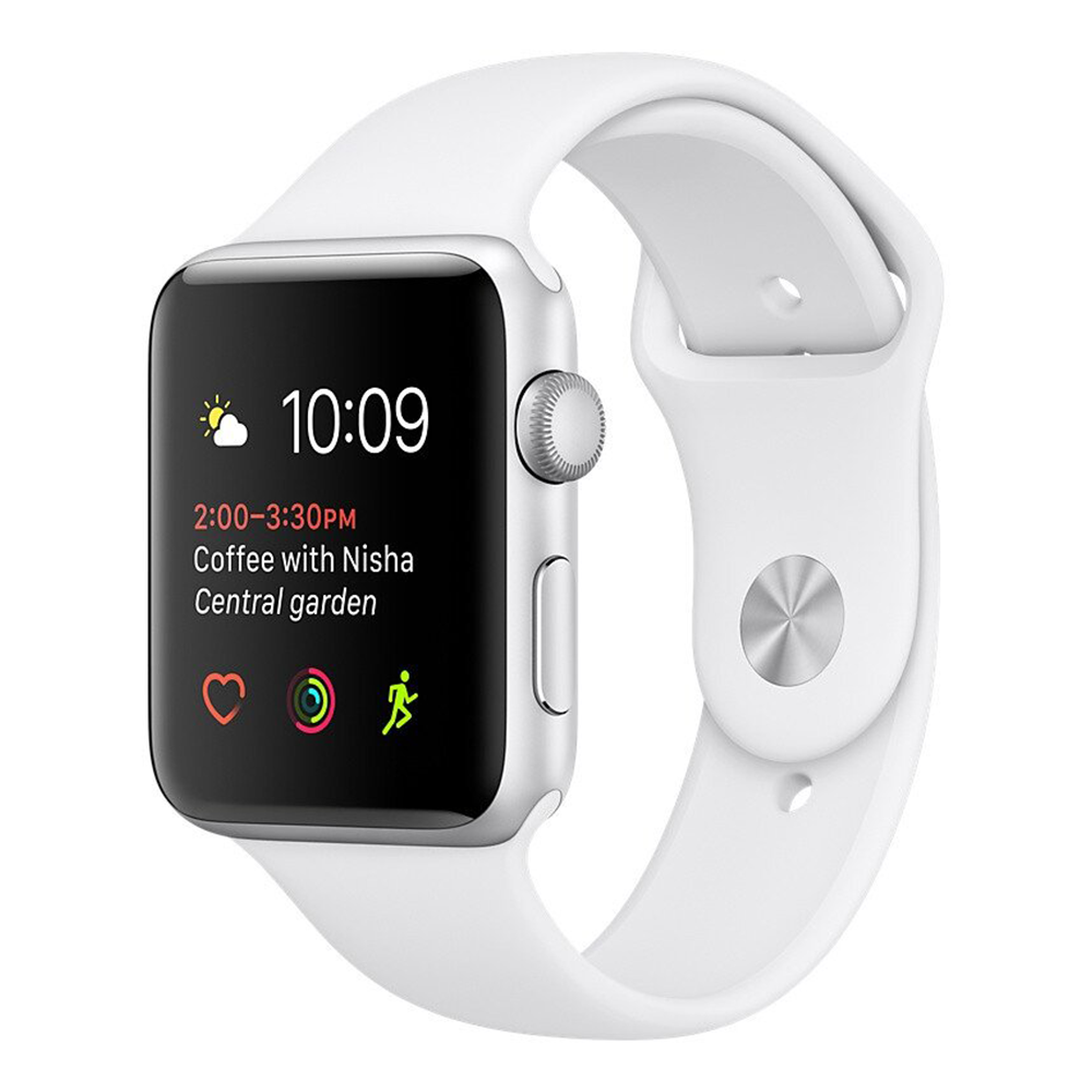 Apple Watch Series 2 42MM 8GB GPS+CELL - Silver Aluminum/White Sport Band