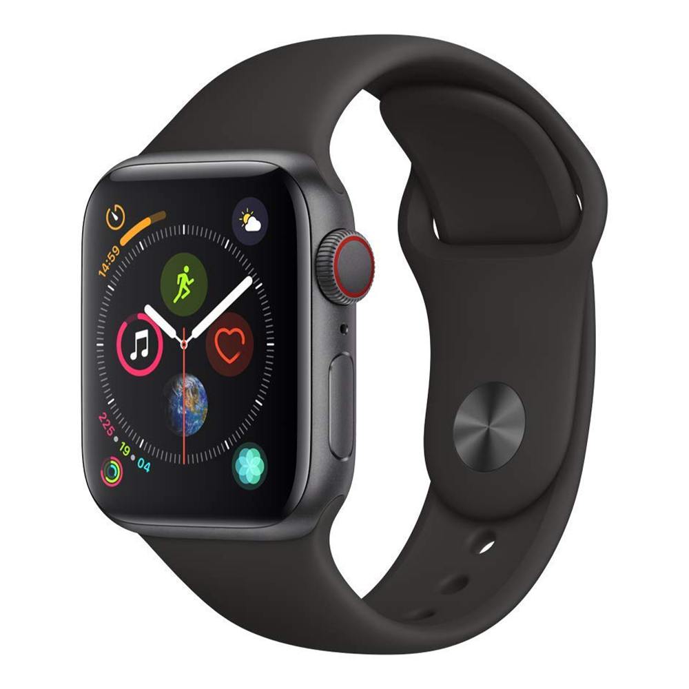 Apple Watch Series 4 40mm 16GB GPS+CELL - Space Black Stainless Steel/Black Sport Band