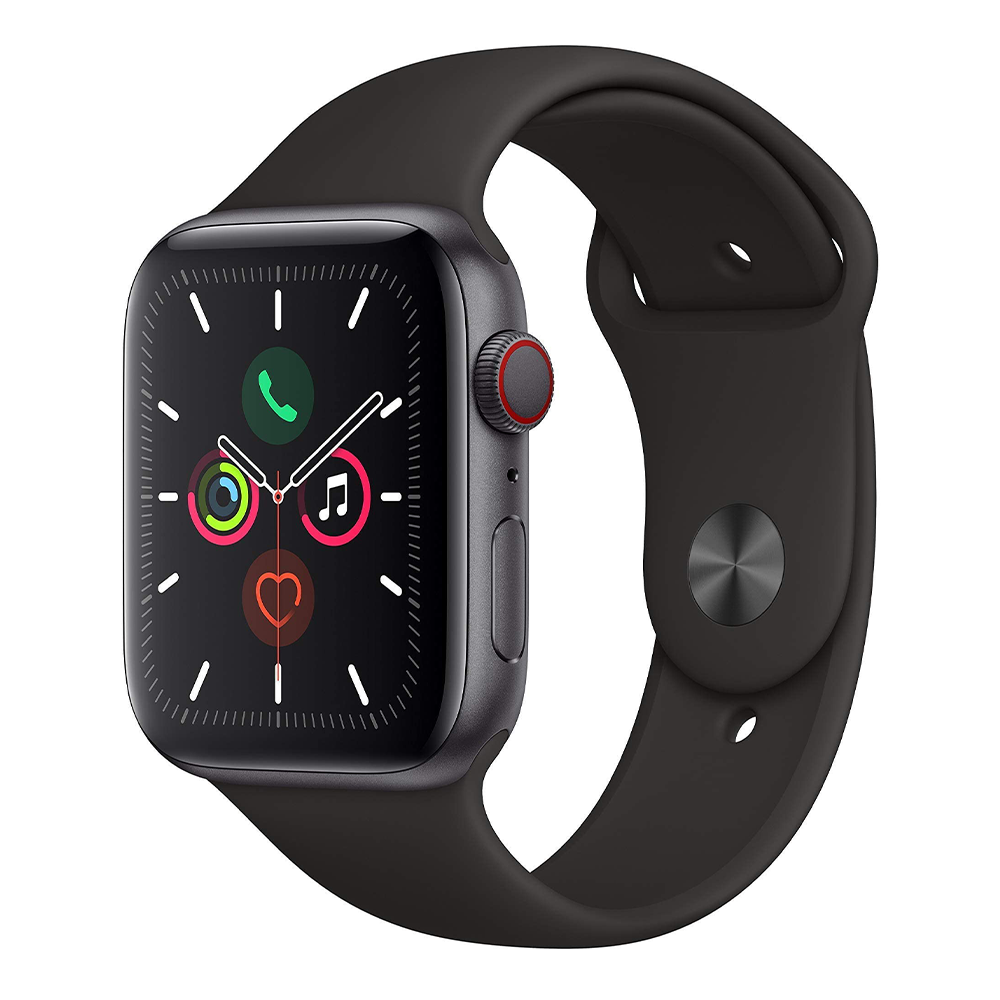 Apple Watch Series 5 44mm 32GB GPS+CELL - Space Gray Aluminum/Black Sport Band