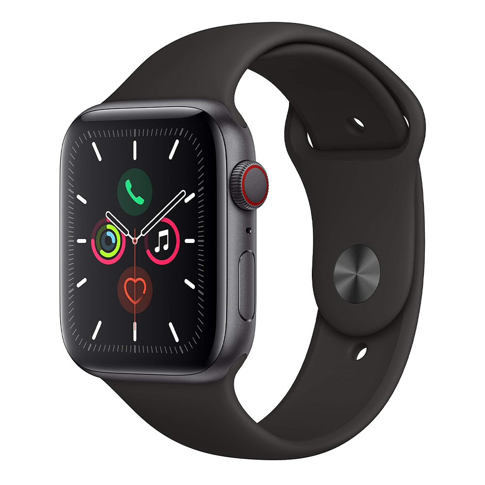 Apple Watch Series 5 44mm 32GB GPS - Space Gray Aluminum/Black Sport Band