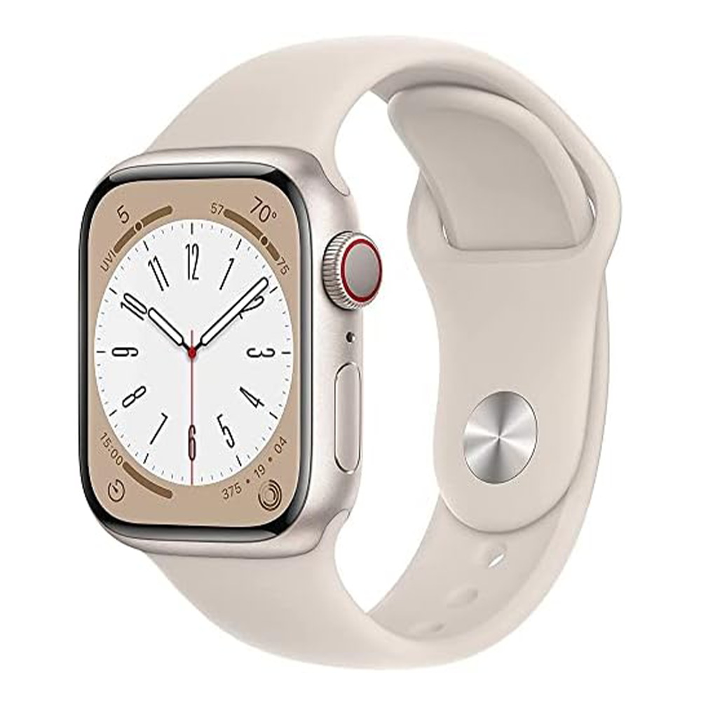 Apple Watch Series 7 45mm – Red Aluminum/Black Sport Band (Refurbished) - image 2