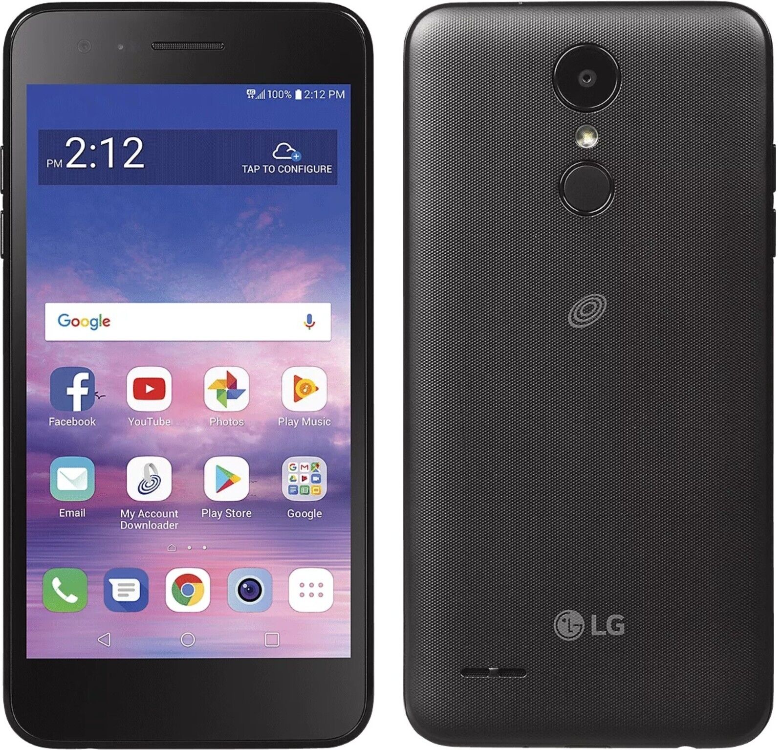 LG Rebel 4 LTE 16GB TracFone - Black