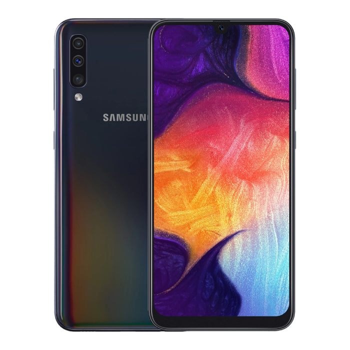 Samsung Galaxy A50 – Black (Refurbished)