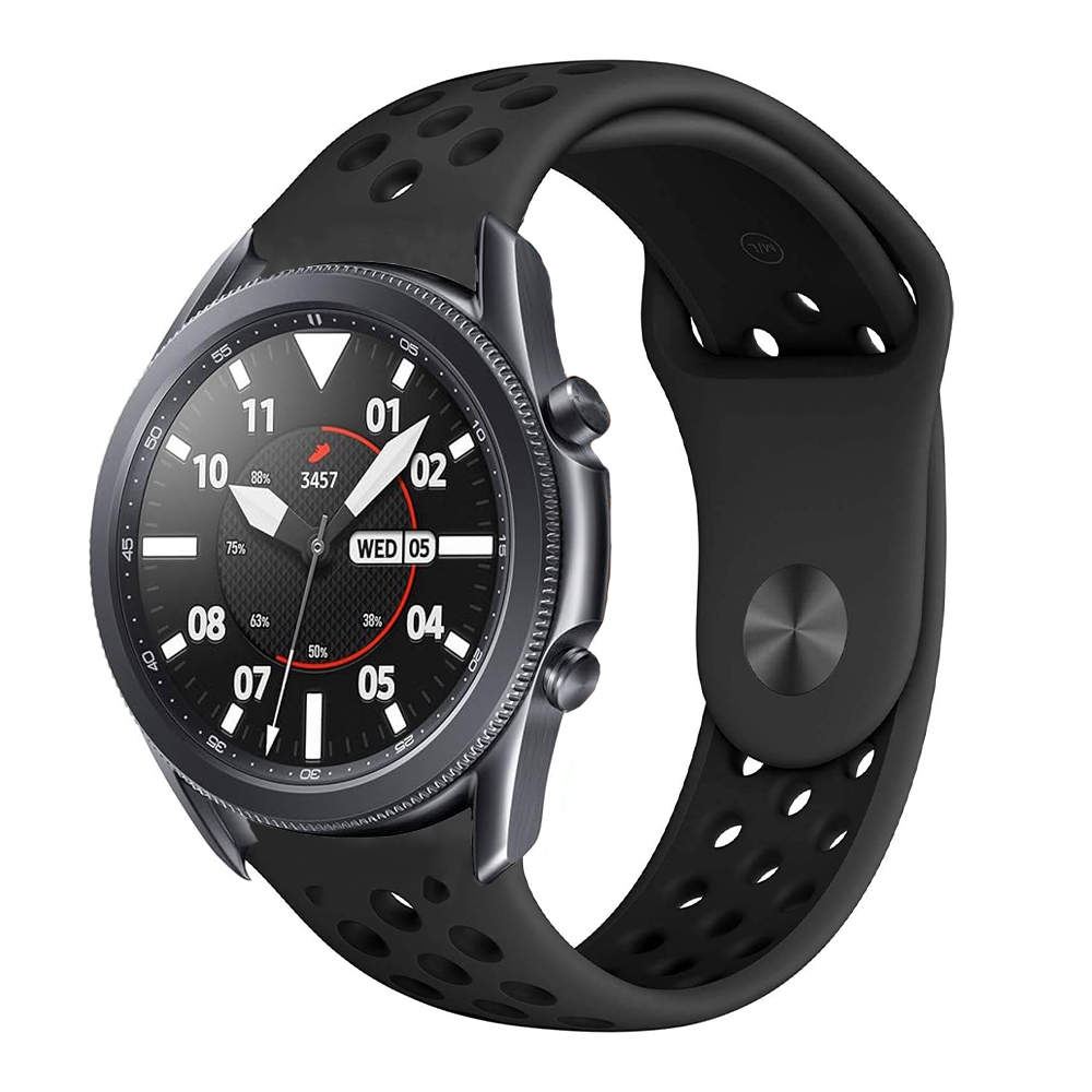 Samsung Galaxy Watch 3 45mm – Mystic Black/Black Sport Band