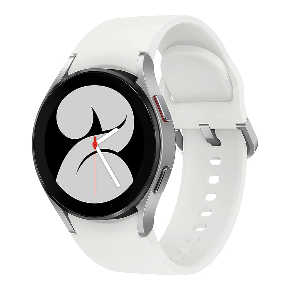 Samsung Galaxy Watch 4 40mm – Silver/White Sport Band (Refurbished) - image 2