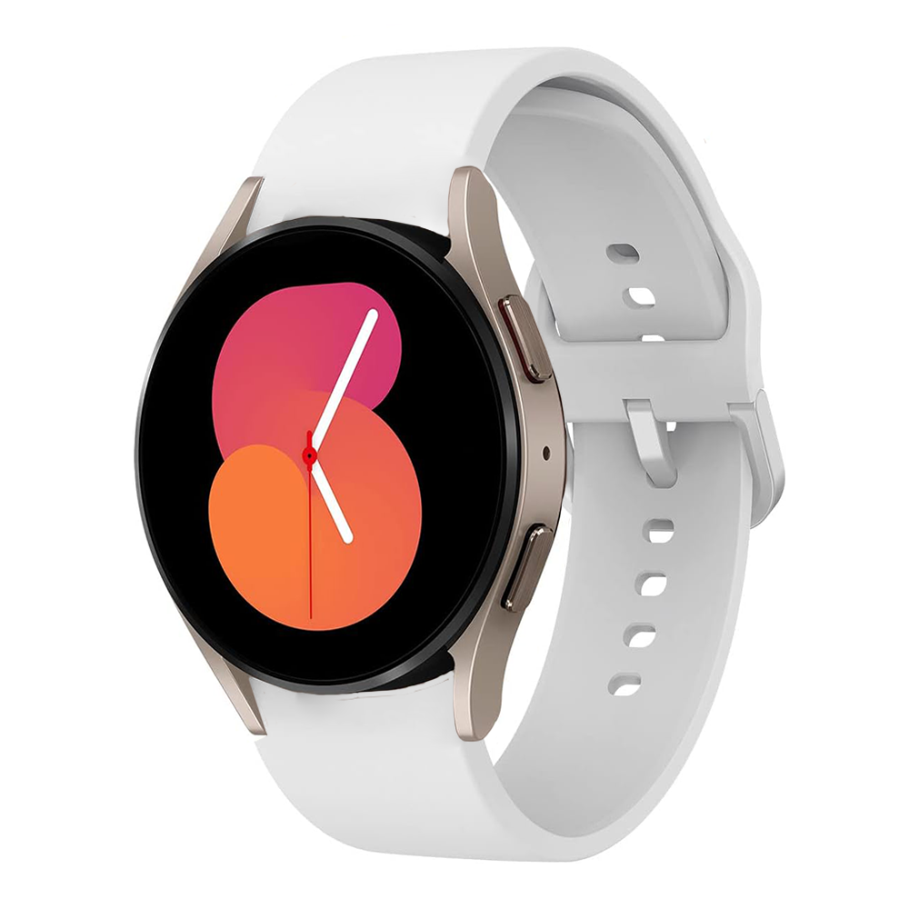 Samsung Galaxy Watch 5 40mm – Pink Gold/White Sport Band
