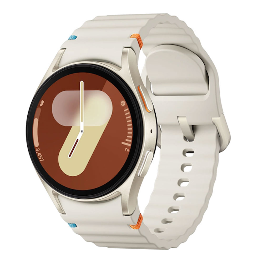 Samsung Galaxy Watch 7 40mm – Cream/White Sport Band