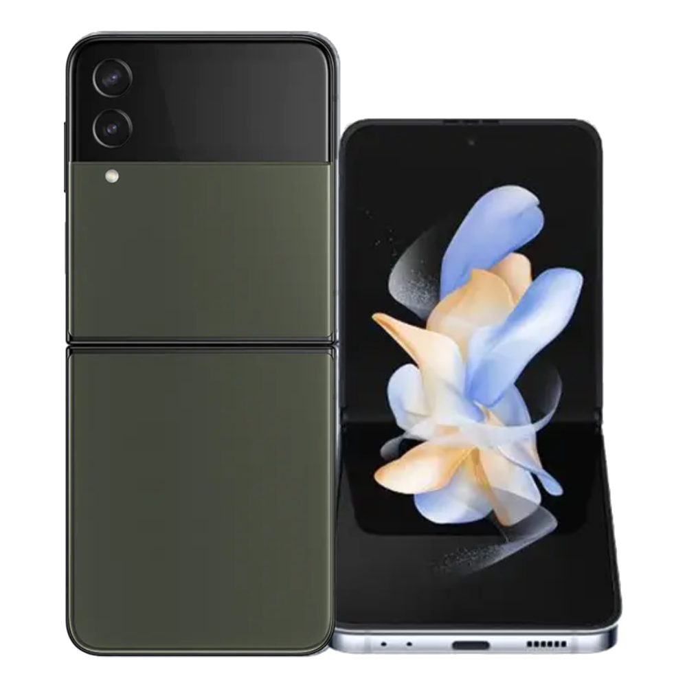Samsung Galaxy Z Flip 4 5G – Green/Black Frame (Refurbished) - image 2