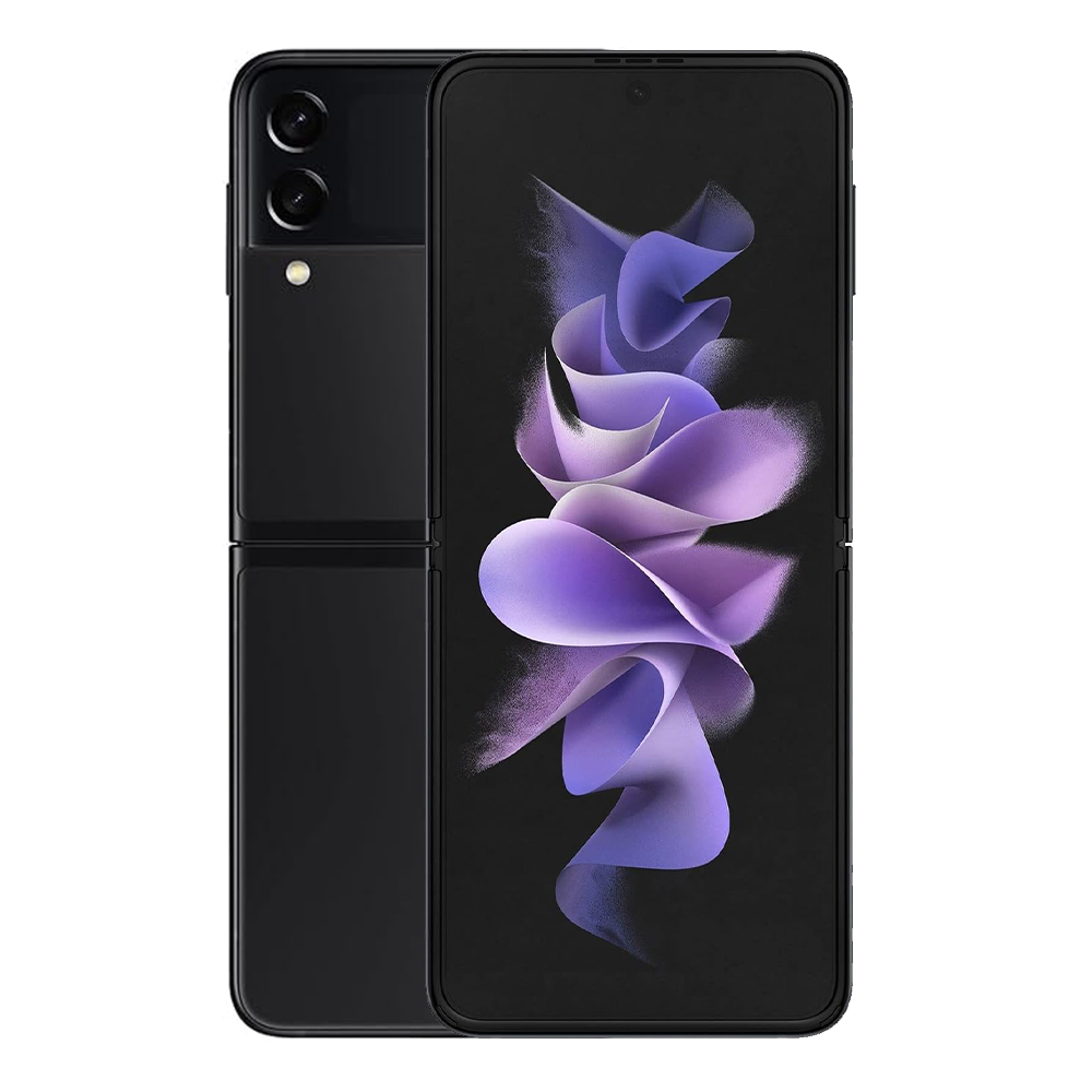 Samsung Galaxy Z Flip 3 5G – Phantom Black — Heavy Scratches (AS-IS)