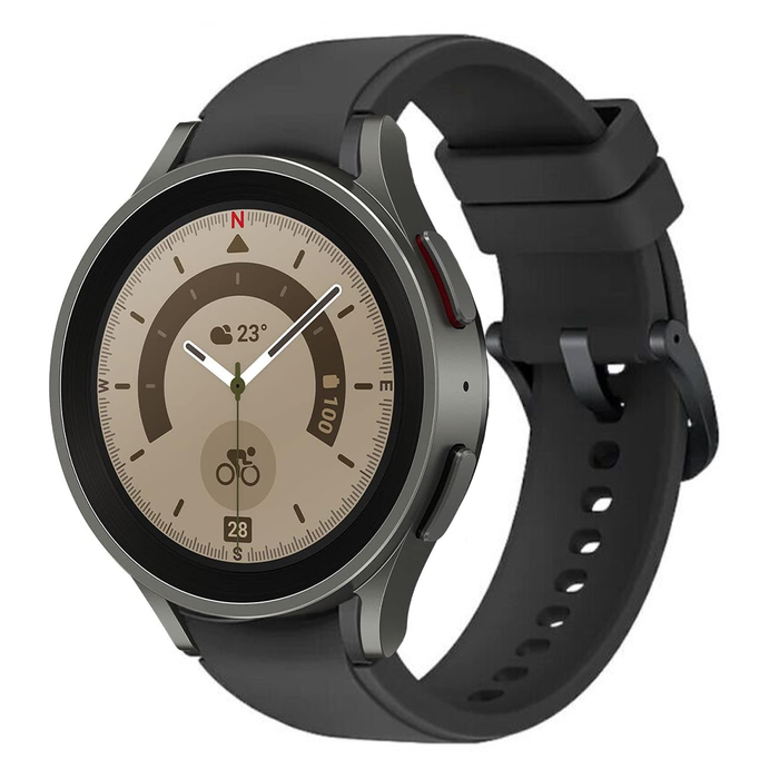 Samsung Galaxy Watch 5 Pro 45mm – Gray Titanium/Black Sport Band