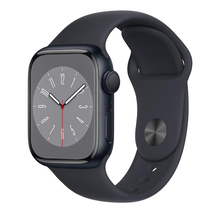 Apple Watch Series 8 41mm – Midnight Aluminum/Black Sport Band (Refurbished)