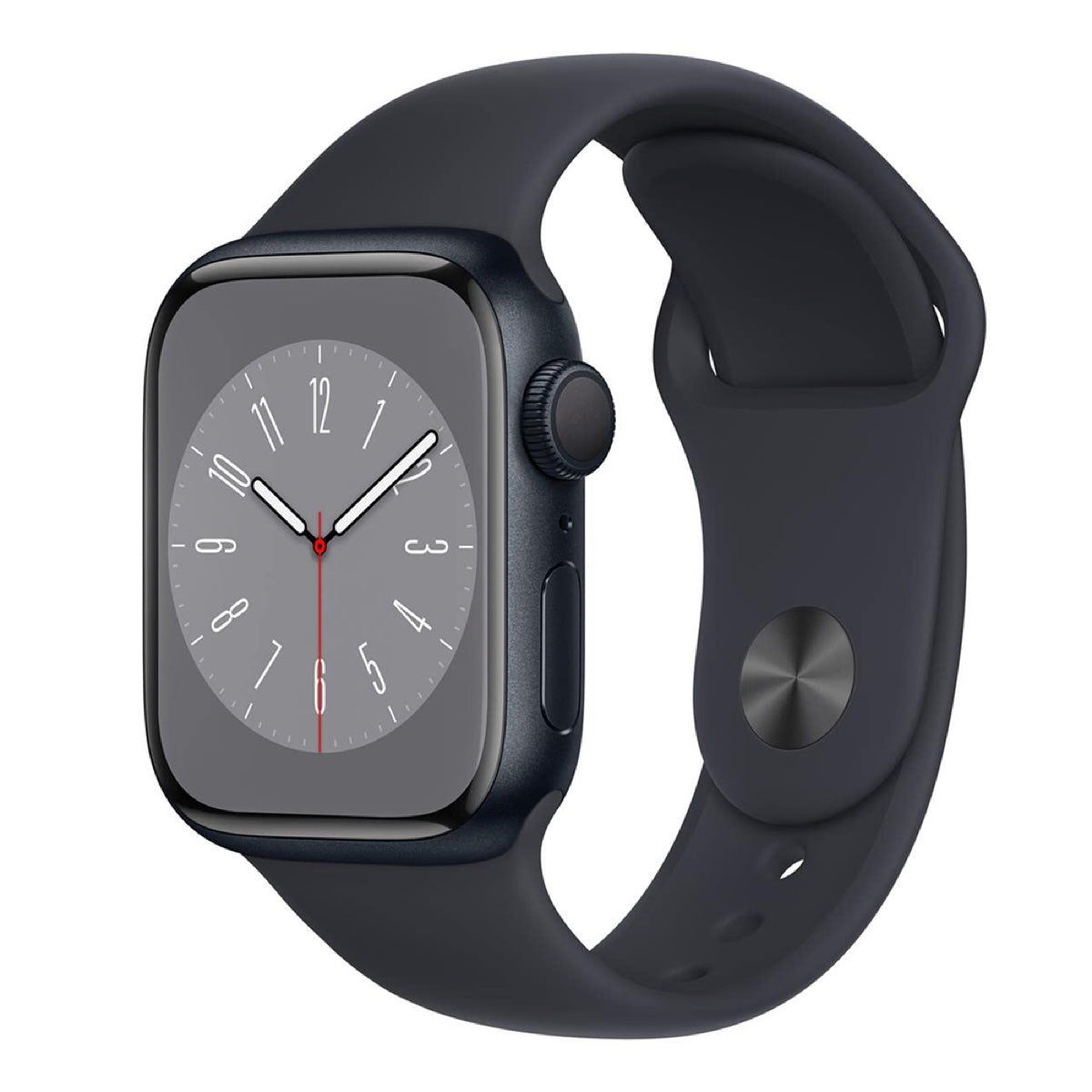 Apple Watch Series 8 41mm – Midnight Aluminum/Black Sport Band (Refurbished)