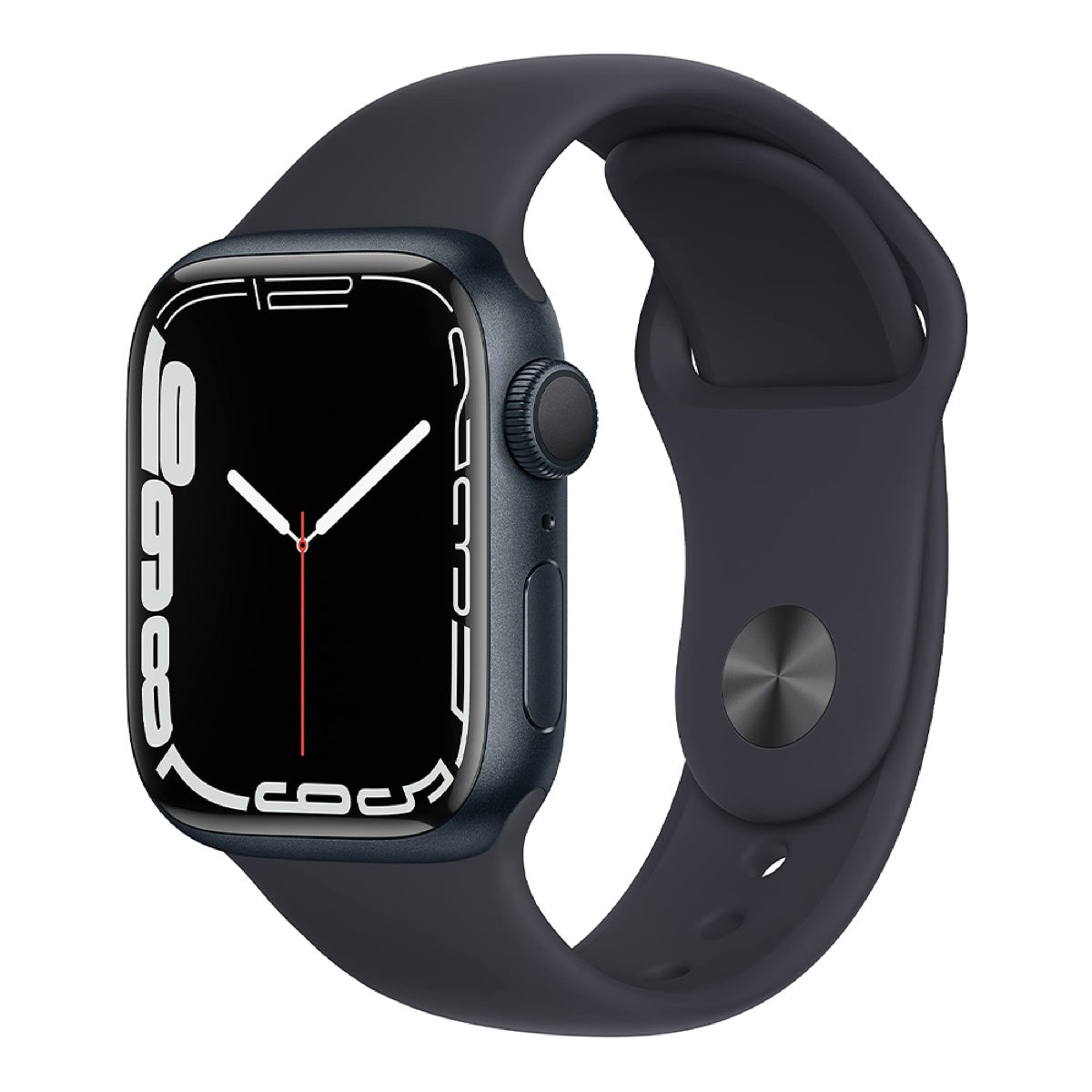 Apple Watch Series 7 41mm – Midnight Black/Black Sport Band (Refurbished)
