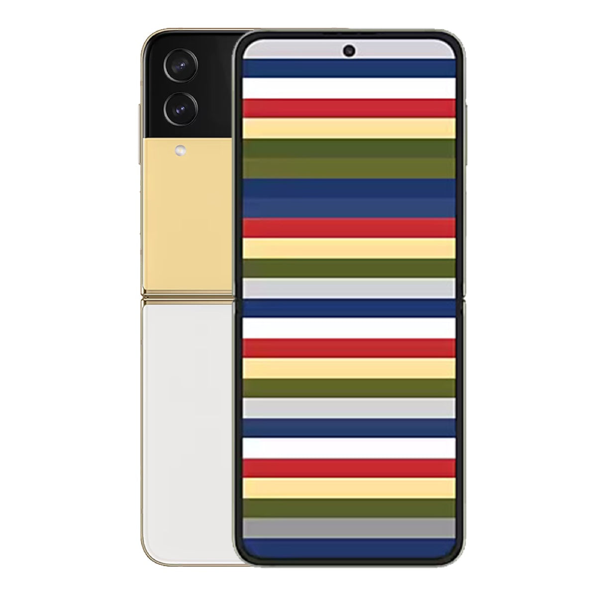 Samsung Galaxy Z Flip 4 5G – Gold/Yellow/White (Refurbished)