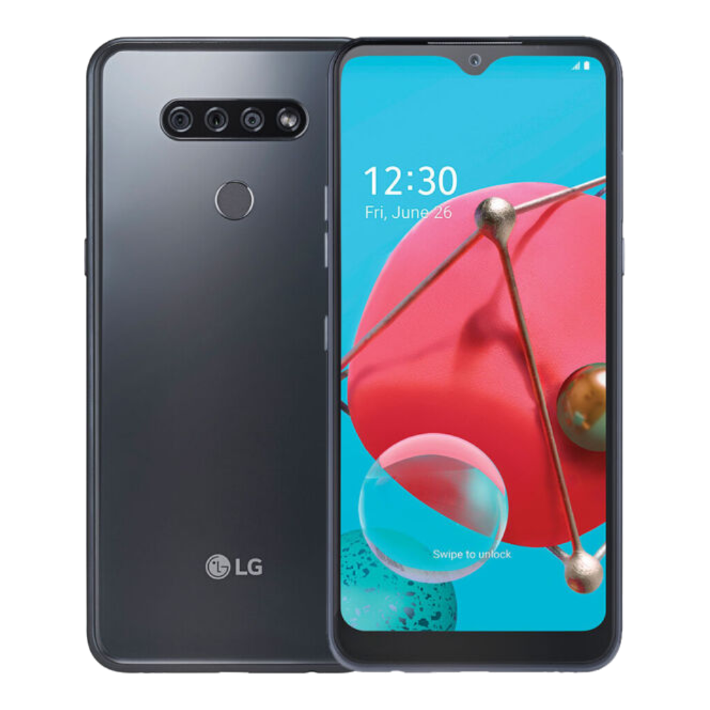 LG K51 – Titan Gray — Heavy Scratches (AS-IS)