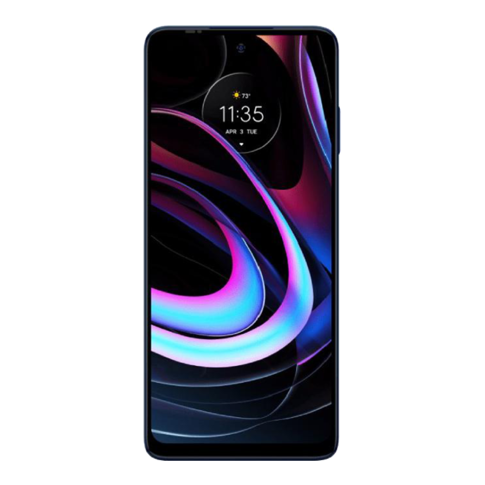 Motorola Edge 5G UW (2021) – Nebula Blue — Heavy Scratches (AS-IS)