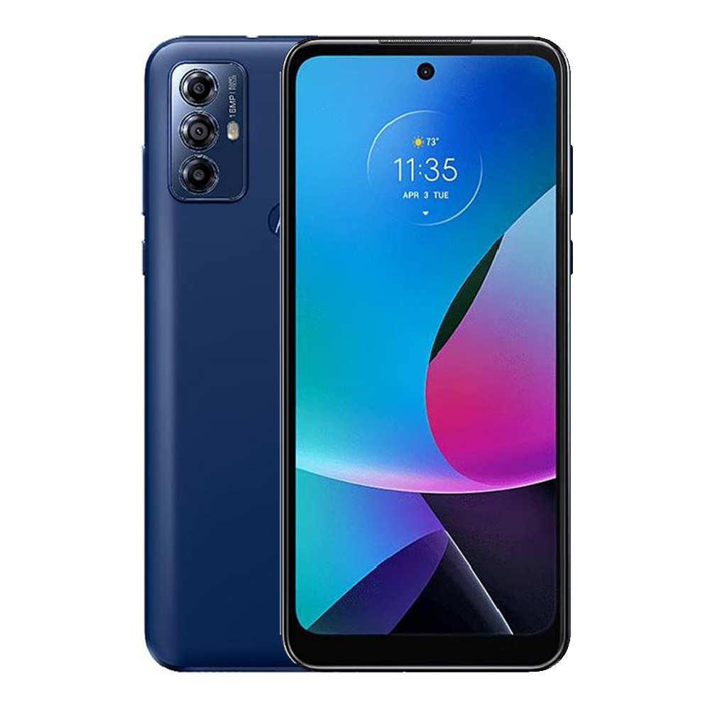 Motorola Moto G Play (2023) – Navy Blue — Heavy Scratches (AS-IS)