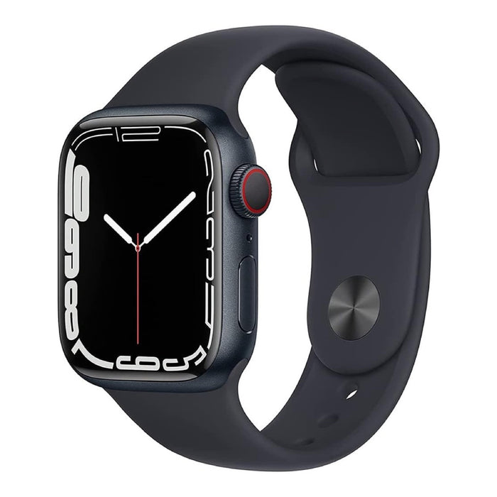 Apple Watch Series 7 45mm – Midnight Aluminum/Black Sport Band (Refurbished)