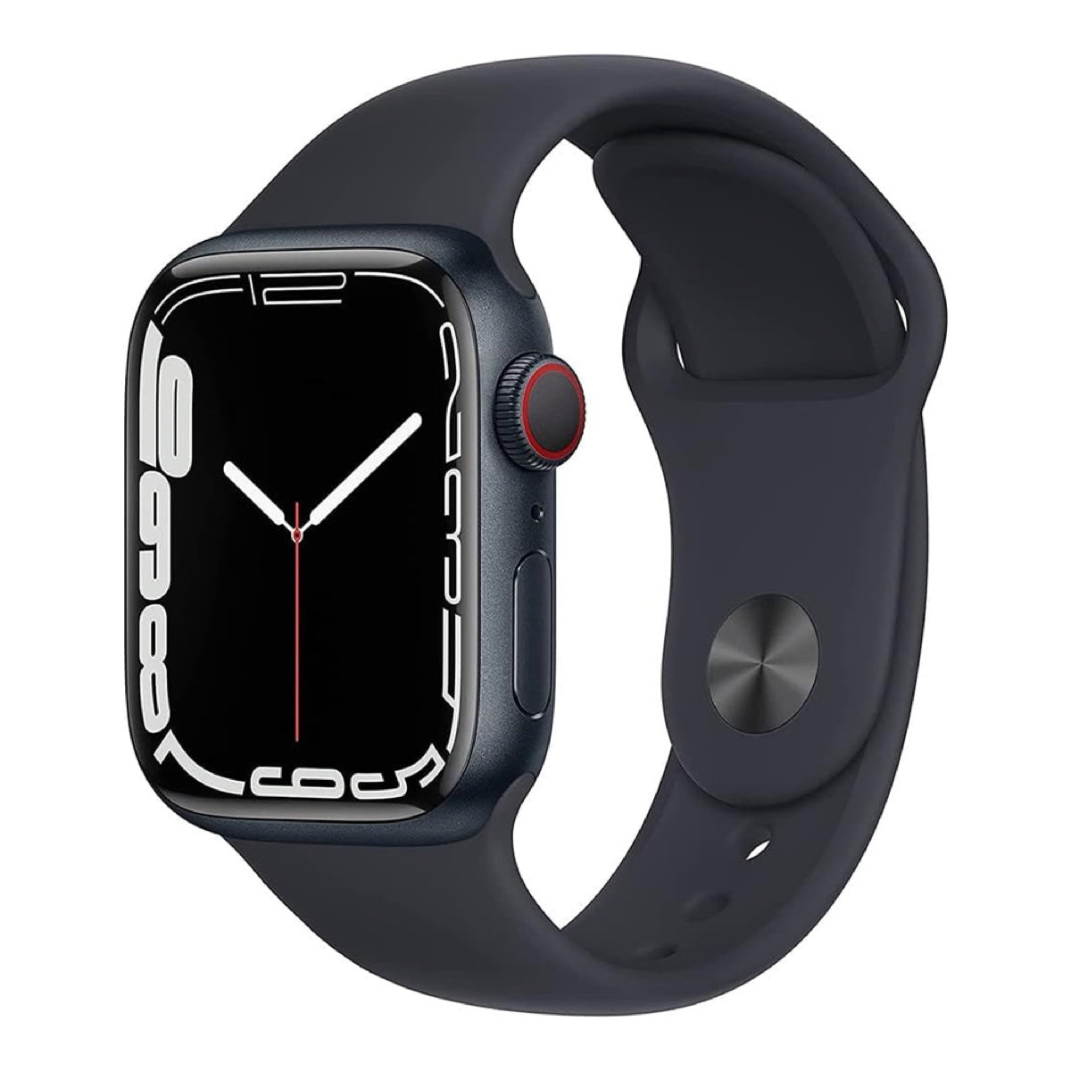 Apple Watch Series 7 45mm – Midnight Aluminum/Black Sport Band (Refurbished)