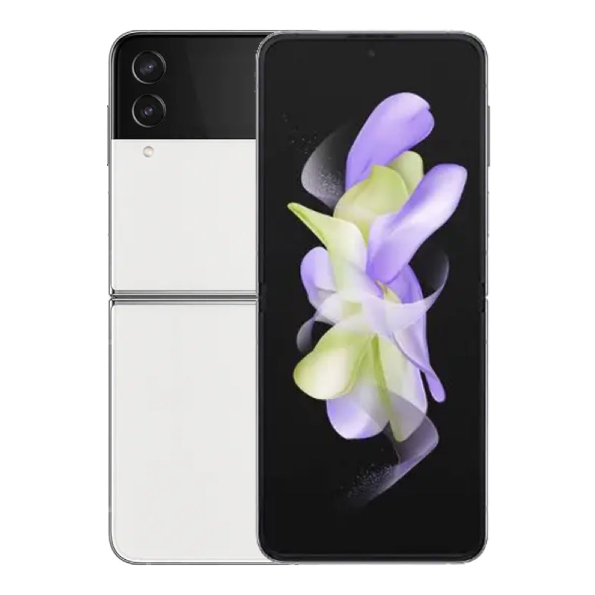 Samsung Galaxy Z Flip 4 5G – White/Black Frame (Refurbished)