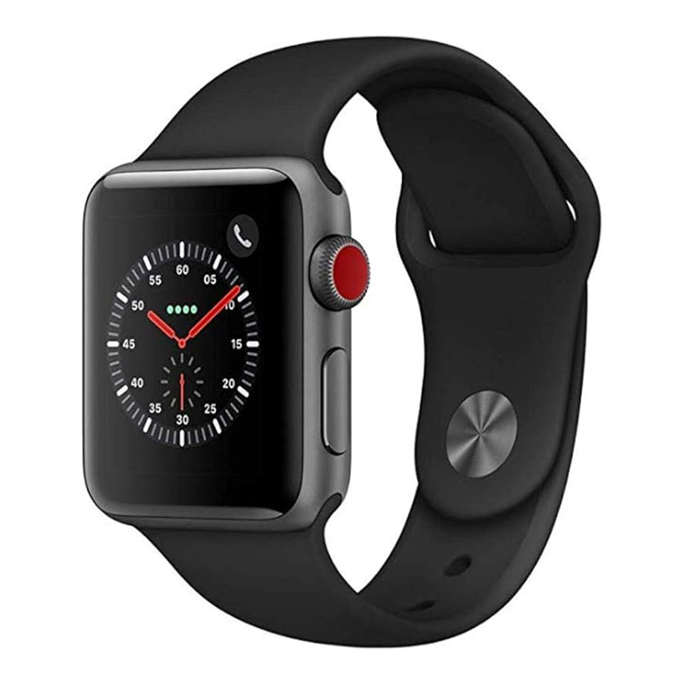 Apple Watch Series 3 38mm – Space Gray Aluminum/Black Sport Band
