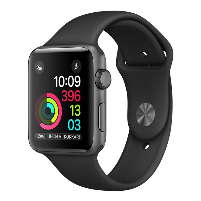 Apple Watch Series 1 42mm – Space Gray Aluminum/Black Sport Band (Refurbished)