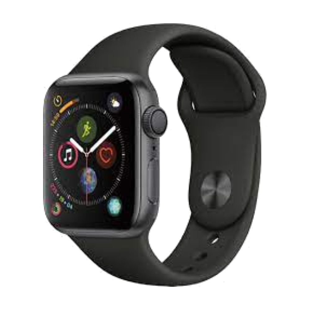 Apple Watch Series 4 40MM 16GB Cellular - Space Gray Aluminum / Black Rubber Band