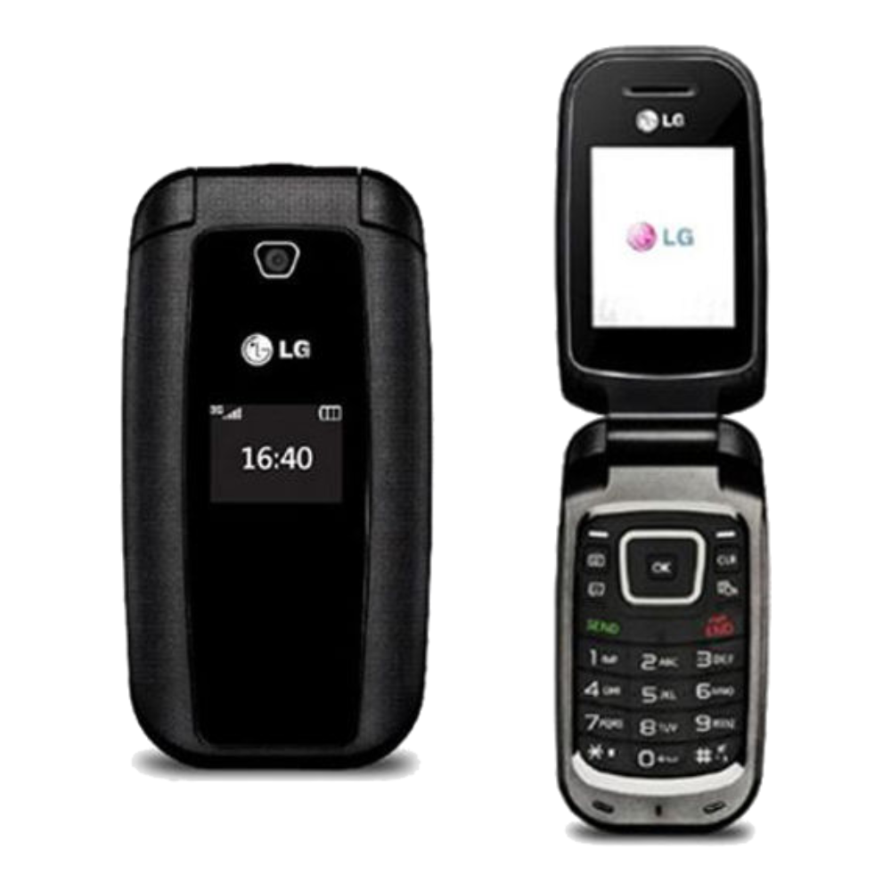 LG B470 256MB AT&T - Black