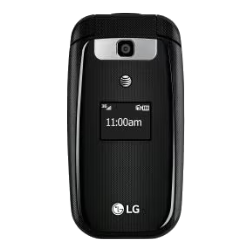 LG B470 256MB AT&T - Black