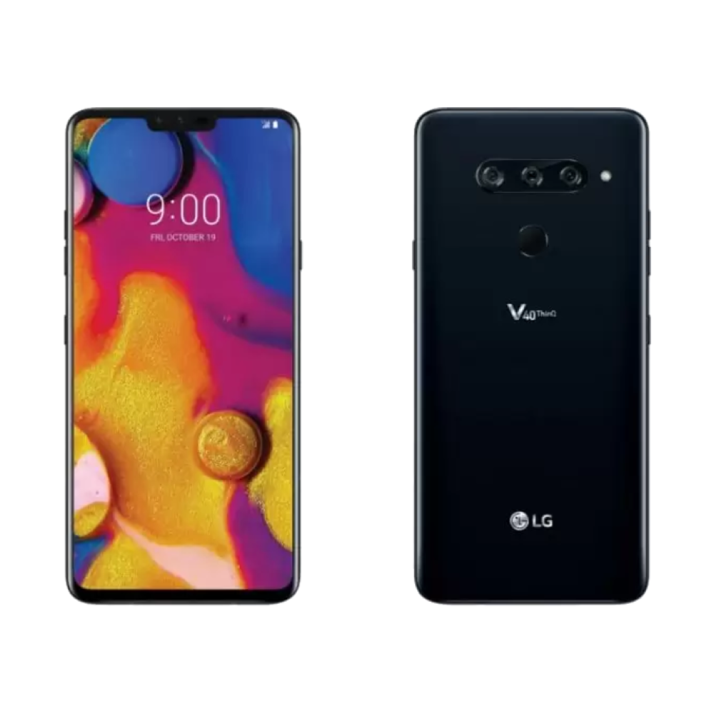 LG V40 ThinQ 64GB AT&T/GSM Unlocked - Aurora Black